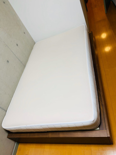 【無印良品】セミダブルベッド　収納ベッド 増量タイプ 超高密度ポケットコイルマットレス