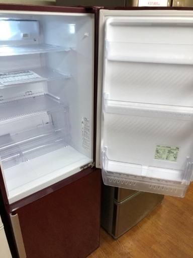大きめの2ドア冷蔵庫！単身 2人暮らしに！ AQUA AQR-D27B 2013年