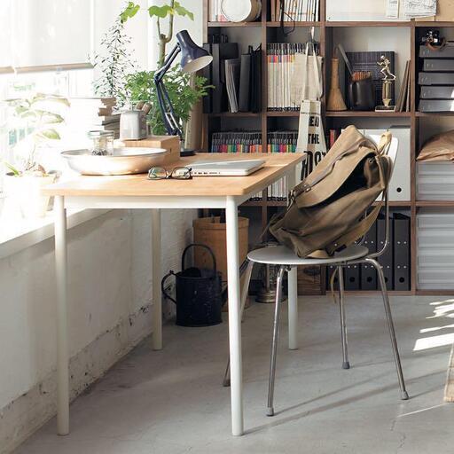 無印良品 システムデスク タモ材天板 MUJI 幅90cm セット ② 無印良品 システムデスク タモ材天板 MUJI 幅90cm セット ②