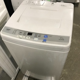 AQUA  洗濯機 4.5kg 2016年製