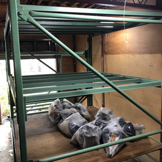 重量棚　スチール　棚　4段