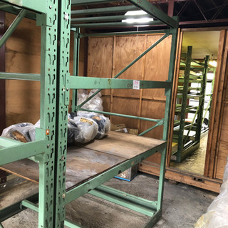 重量棚　スチール　棚　4段