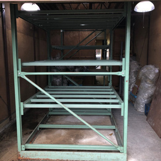 重量棚　スチール　棚　4段　