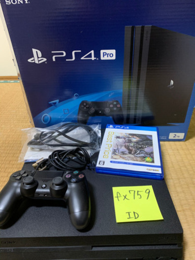 PS4 pro 2TB MHWディスク付 \u0026PS Vita 3点セット¥53000(送料込)
