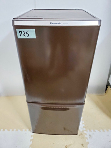 725番 Panasonic✨ノンフロン冷凍冷蔵庫❄️NR-B145W-T‼️