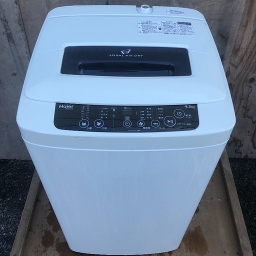 【配送無料】コンパクトタイプ洗濯機 4.2kg 2014年製 JW-K42H