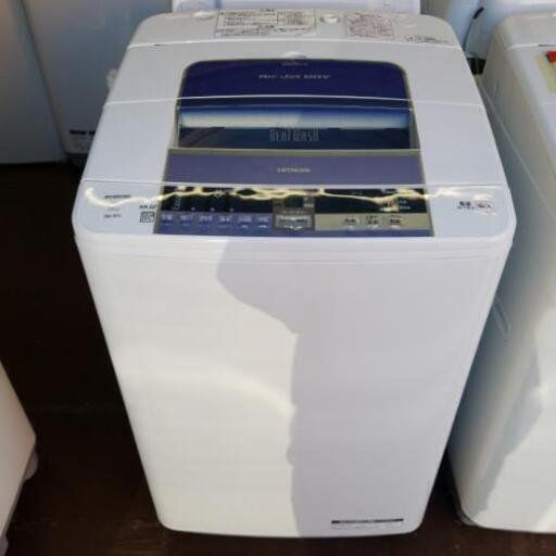 《特別価格品！6ヶ月の動作保証付！》 日立 HITACHI 8kg 洗濯機 ビートウォッシュ 2014年製 取説 付属あり