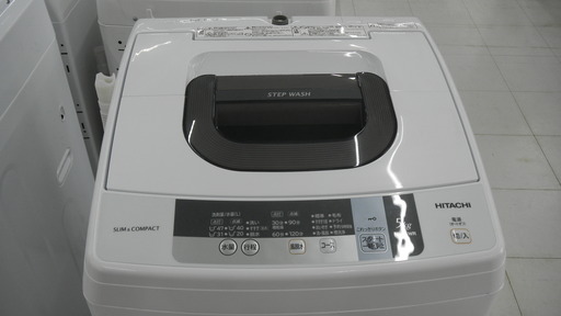 HITACHI 日立 全自動洗濯機 5kg 2015年製 NW-5WR 苫小牧西店