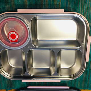 巨大  お弁当箱 新品‼️ 密封できるスープ茶碗 箸 スプーン付き