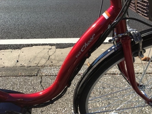 ヤマハ電動自転車 パス チア 26インチ ダークメタリックレッド PA26CH