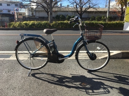 アサヒサイクル 電動自転車 スイミー 26インチ ダークパールブルー TLU6EV