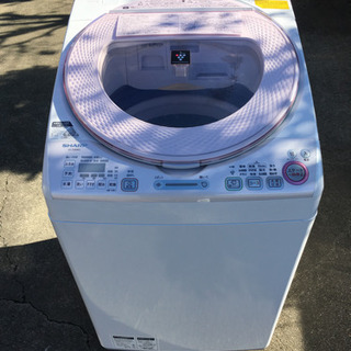 SHARP シャープ 洗濯乾燥機 8.0kg プラズマクラスター ES-TX840KS 2014