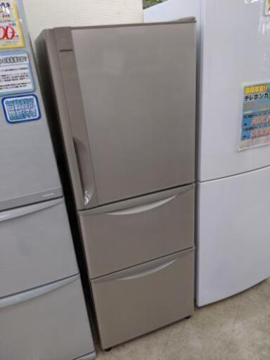 2015年製 HITACHI 日立 ノンフロン 冷凍冷蔵庫 冷蔵庫 R-27FV  265L 真中野菜室 インバーター制御 まんなか野菜タイプ ３ドア