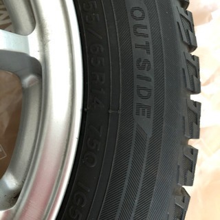 155／65R14  スタッドレスタイヤ　1シーズン使用