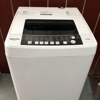 Hisense 洗濯機 5.5キロ 2018年製 お譲りします - 洗濯機