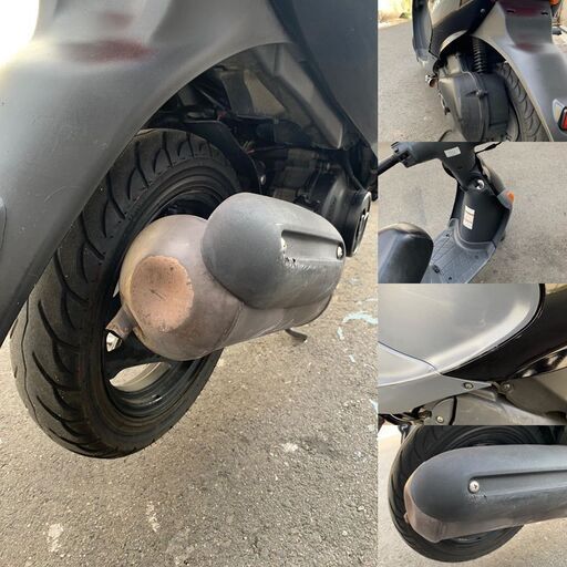 ♪原付沢山あります♪レッツ４　黒色　サイドスタンド付き♪良質ＷＡＫＯＳ製品で清掃済み/配達可♪ ♪原付沢山あります♪レッツ4 黒色 サイドスタンド付き♪良質