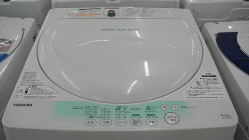 東芝 4.2kg洗濯機 TOSHIBA AW-704（W) 2014年製 苫小牧西店