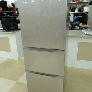 札幌市/清田区 状態良好!!TODHIBA/東芝 3ドア冷凍冷蔵庫 GR-H34SY 330L  右開き 16年製