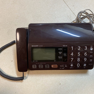 子機なし電話　シャープUX-310