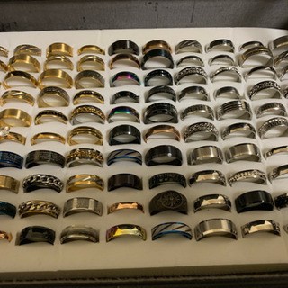 値下げしました】定価20万円 リング101個 ネックレスチェーン&専用