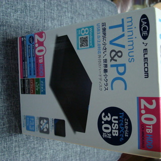 【美品・未使用】 LaCie 3.5インチ外付 HDD TVモデ...