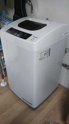 【売ります】日立 洗濯機 2016年製 NW-5WR 5kg-STEP WASH