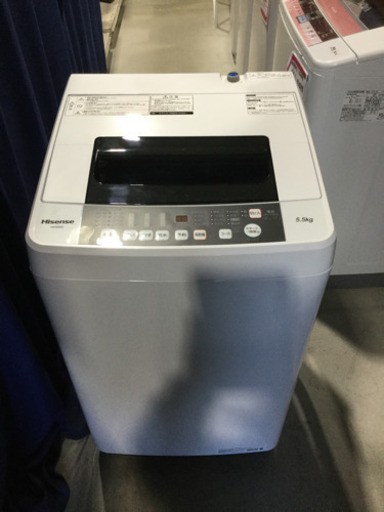 Hisense 5.5kg 全自動洗濯機 HW-E5502 2018年 美品