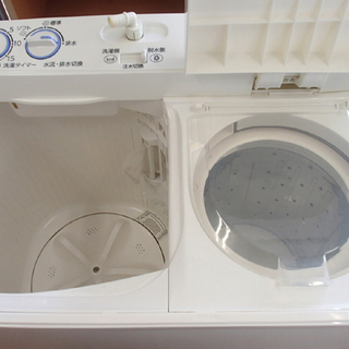 生活家電 ♪AQUA/アクア 二層式洗濯機 AQW-N550 5.5kg 2014年