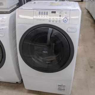 2012年製 AQUA アクア ドラム式 洗濯機 AQW-Ｄ500 洗濯9kg 乾燥6kg エアウォッシュ 高速シャワーすすぎ eco標準コース ステンレスドラム