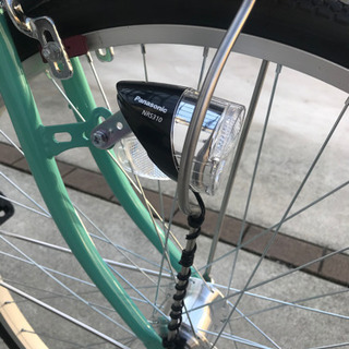 美品希少❗️️26インチ　6段変速　ティファニーグリーン自転車　シマノ
