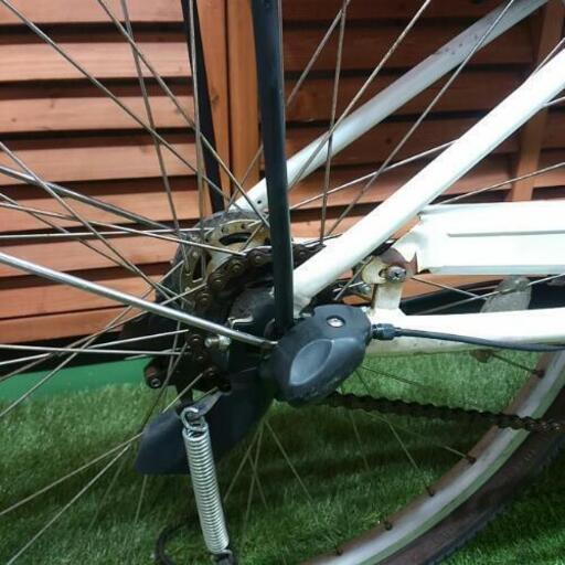 中古　アシスト自転車　ヤマハ　パスミナ　ホワイト