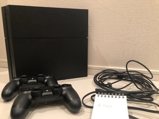 【中古】PlayStation4 本体＆コントローラー ケーブル付き