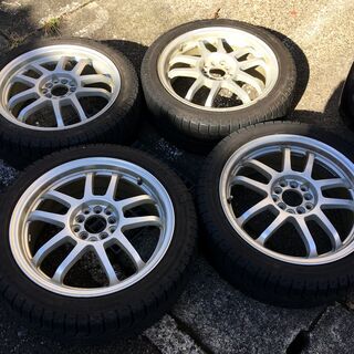 ミシュラン X-ICE 215/45R17 6部山99年製＆17...