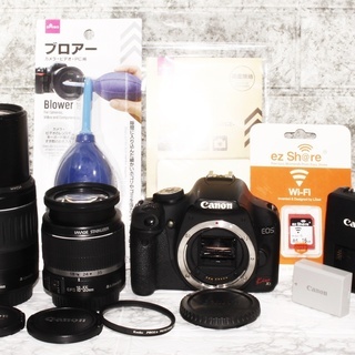 スマホ転送OK CANON EOS KISS X3 トリプルレンズ