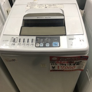 ☆中古 激安！！ 日立　全自動電気洗濯機　7kg　NW-Z79E...
