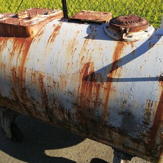 重油タンク メモリ600リットル 中古 ジャンク 