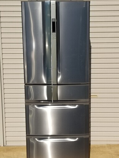 【展示品・未使用】2007年製TOSHIBAノンフロン6ドア冷凍冷蔵庫（容量：453リットル）