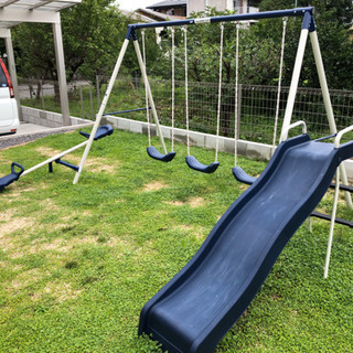 おもちゃ ※交渉中※Flexible Flyer トリプルファン 6人まで遊べる すべ り台