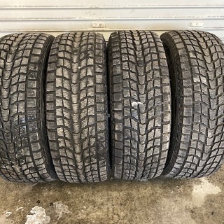 バリ山【良品】265/70R16　DUNLOP GRANDTREK SJ6 　プラド・サーフ・パジェロ・サファリ・テラノ ・W463ベンツ
