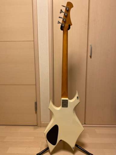 B.C Rich 日本製 white B.C. Rich Warlock Bass ワーロック Made In USA