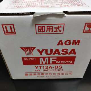 バイクバッテリー YUASA YT12A-BS 未使用