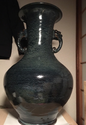 中国 骨董 宜钧釉花瓶