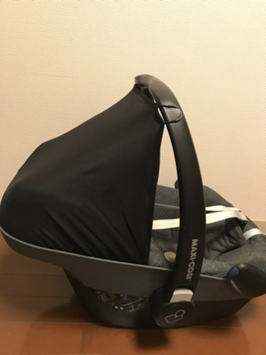 【最終値下】 マキシコシ ペブルプラス 【日除けカバー　レインカバー　付き】 マキシコシペブル レインカバー、アダプターオプション