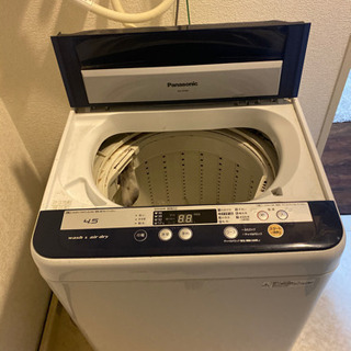 洗濯機　4.5kg 無料