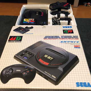 MEGADRIVE SEGA セガメガドライブ本体とソフト一本の...