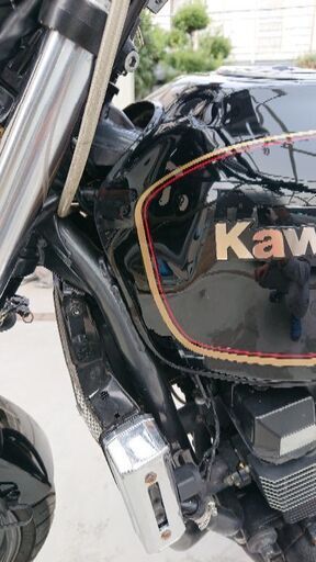 カワサキZRX400 事故車 実働！ ZRX400事故車買ってきました。直して