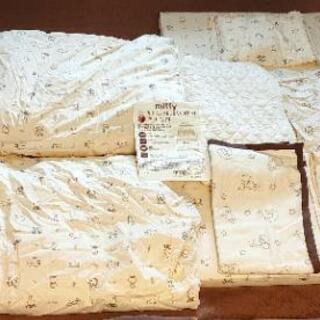 《値下げ》西川 日本製 赤ちゃん用羽毛布団セット
