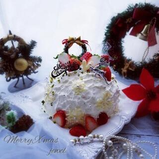 クリスマス⭐ドームケーキ作り