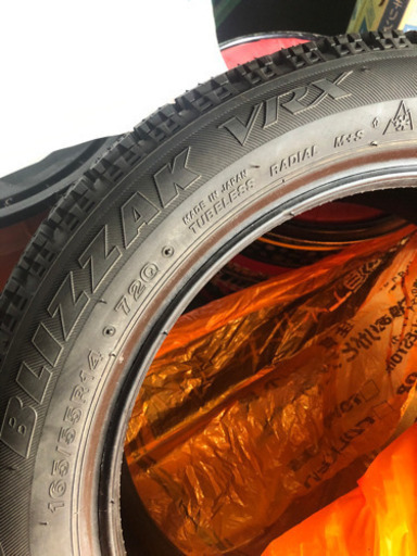 165/55R14 ブリジストンVRX イボ付き室内保管　極上品