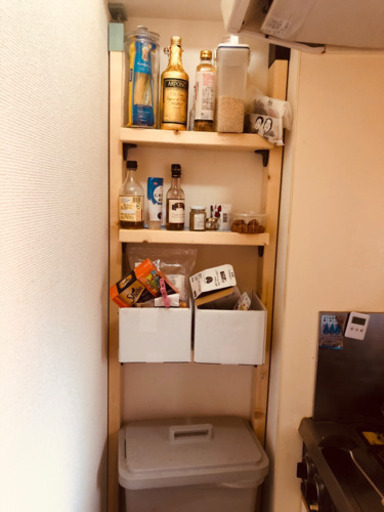 Diyしたキッチン収納 Kurumi 大阪の収納家具 食器棚 キッチン収納 の中古あげます 譲ります ジモティーで不用品の処分
